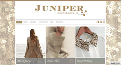 Desktop Screenshot of juniperboutique.com